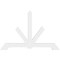 Ekena Millwork Vanguard Architectural Grade PVC Gable Bracket, 60"W x 40"H x 2"D x 4"F, 16/12 Pitch GBP060X40X0204VAN00 - alternate 4
